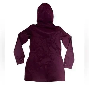 NWT FatFace Women’s Waterproof Purple and Brown Taylor Rain Jacket